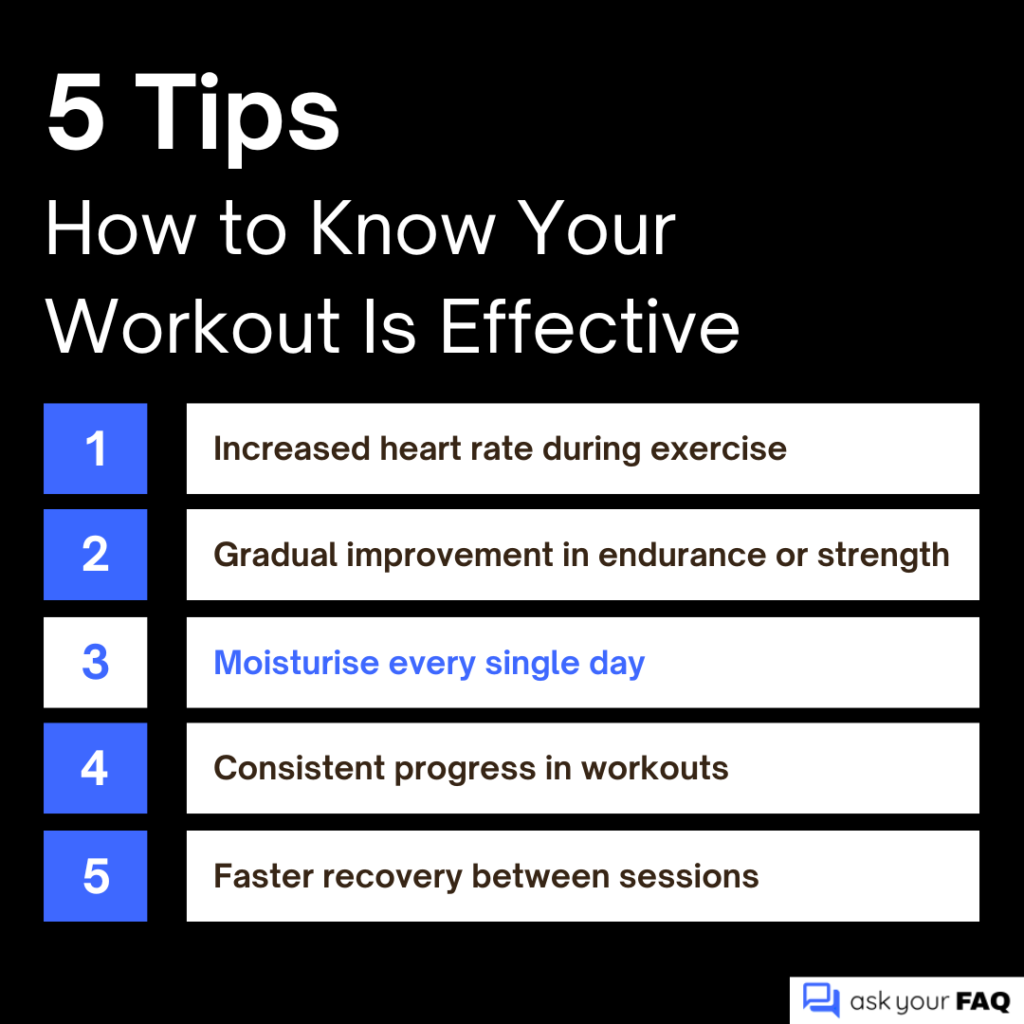 5 Tips How to Know Your Workout is Effective