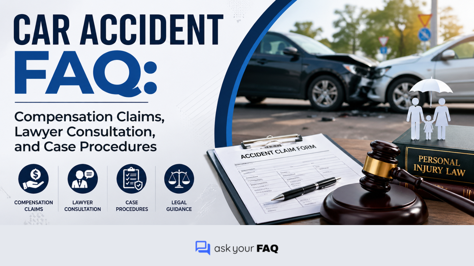 Car Accident FAQ: Compensation Claims, Lawyer Consultation, and Case Procedures